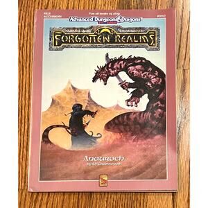 Anauroch Forgotten Realms Advanced Dungeons & Dragons NO MAP TSR 9320